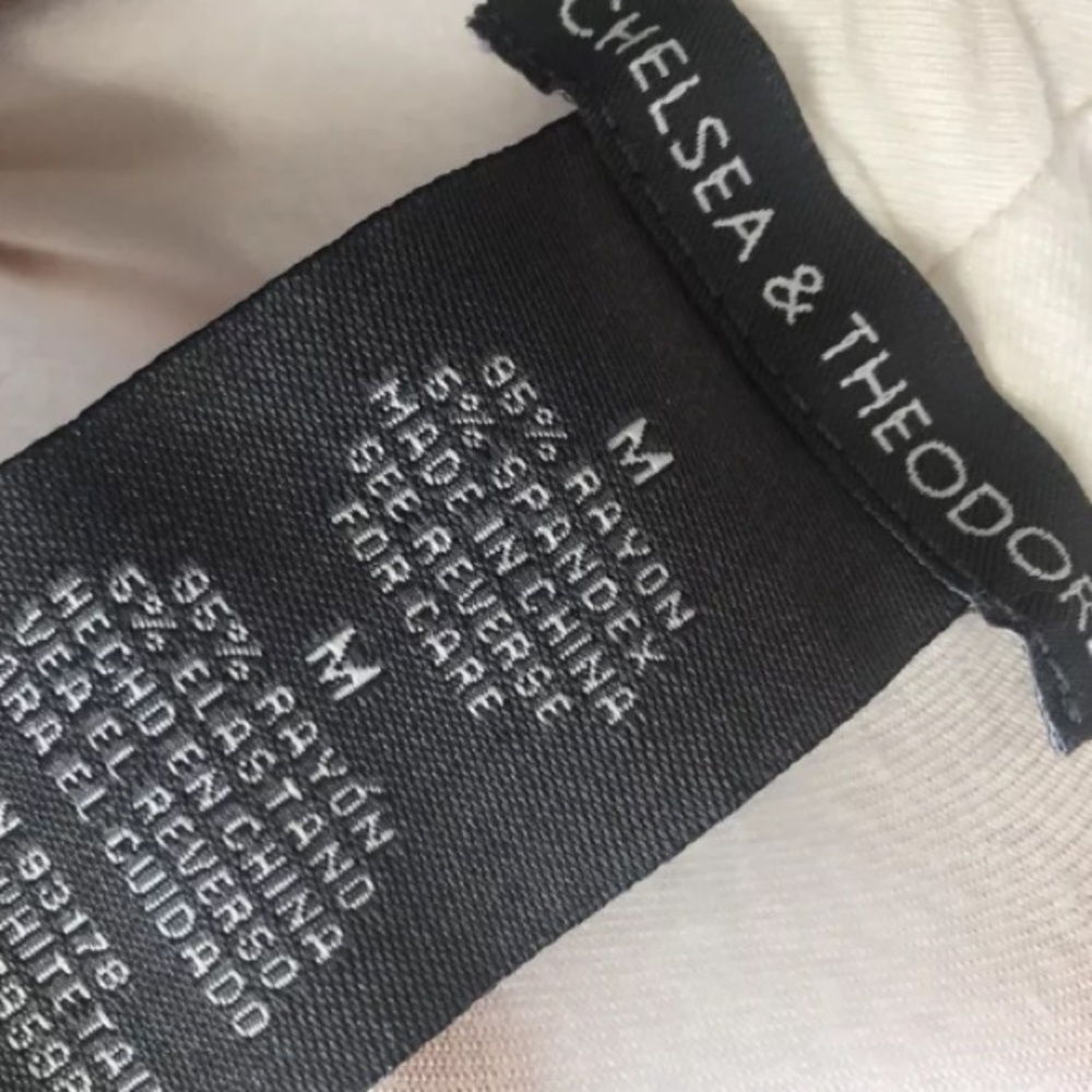 Chelsea & Theodore Draped White Cardigan - Picture 5 of 5
